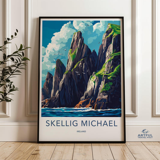 Skellig Michael Ireland Poster