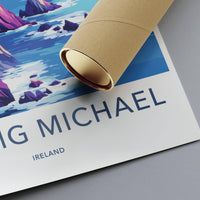 Skellig Michael Poster - Ireland Wall Art
