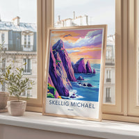 Skellig Michael Poster - Ireland Wall Art
