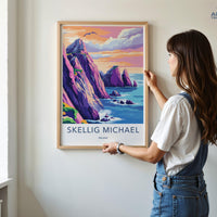 Skellig Michael Poster - Ireland Wall Art