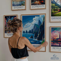 Skellig Michael Poster - Ireland Wall Art
