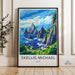 Skellig Michael Poster - Ireland Wall Art