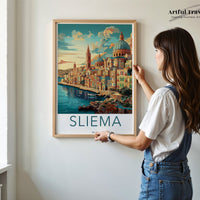 Sliema Malta Poster - Malta Wall Art