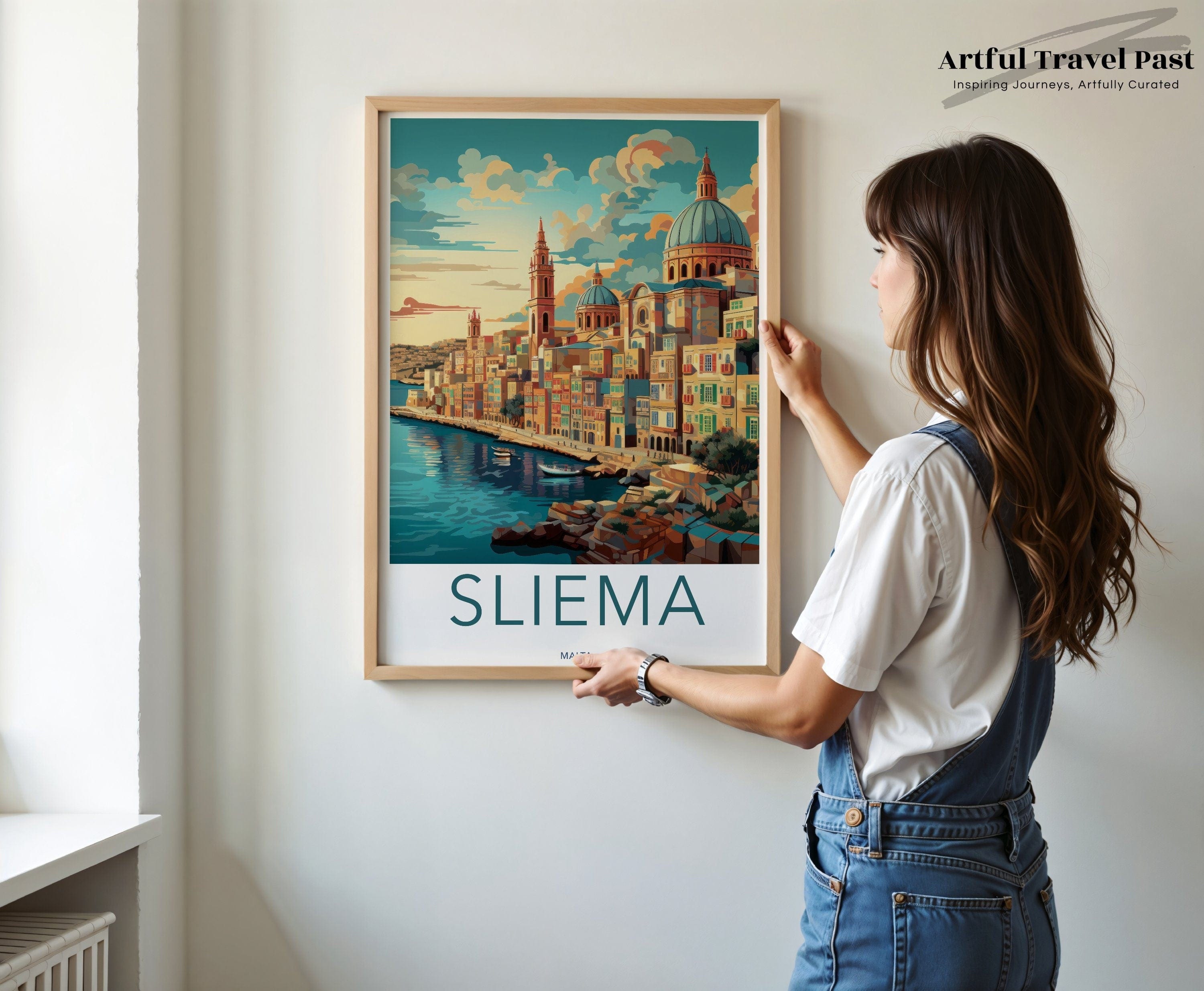 Sliema Malta Poster | Malta Wall Art | Europe Decor