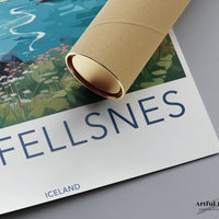 Snaefellsnes Poster | Nordic Decor | Iceland Wall Art