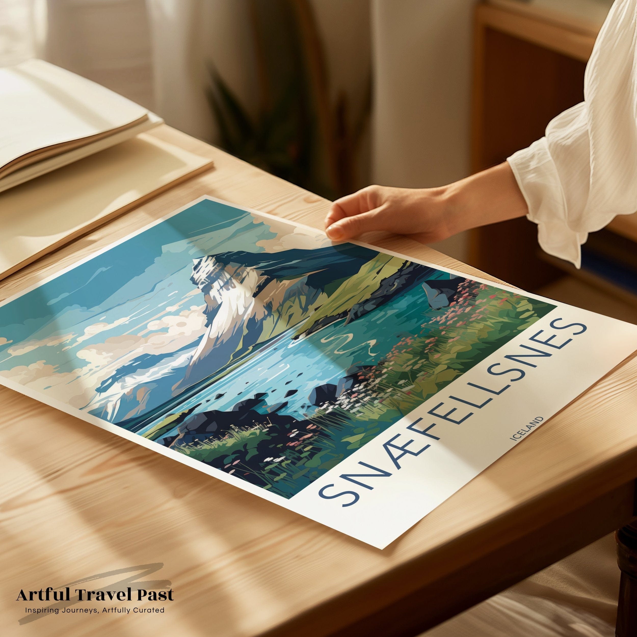 Snaefellsnes Poster | Nordic Decor | Iceland Wall Art