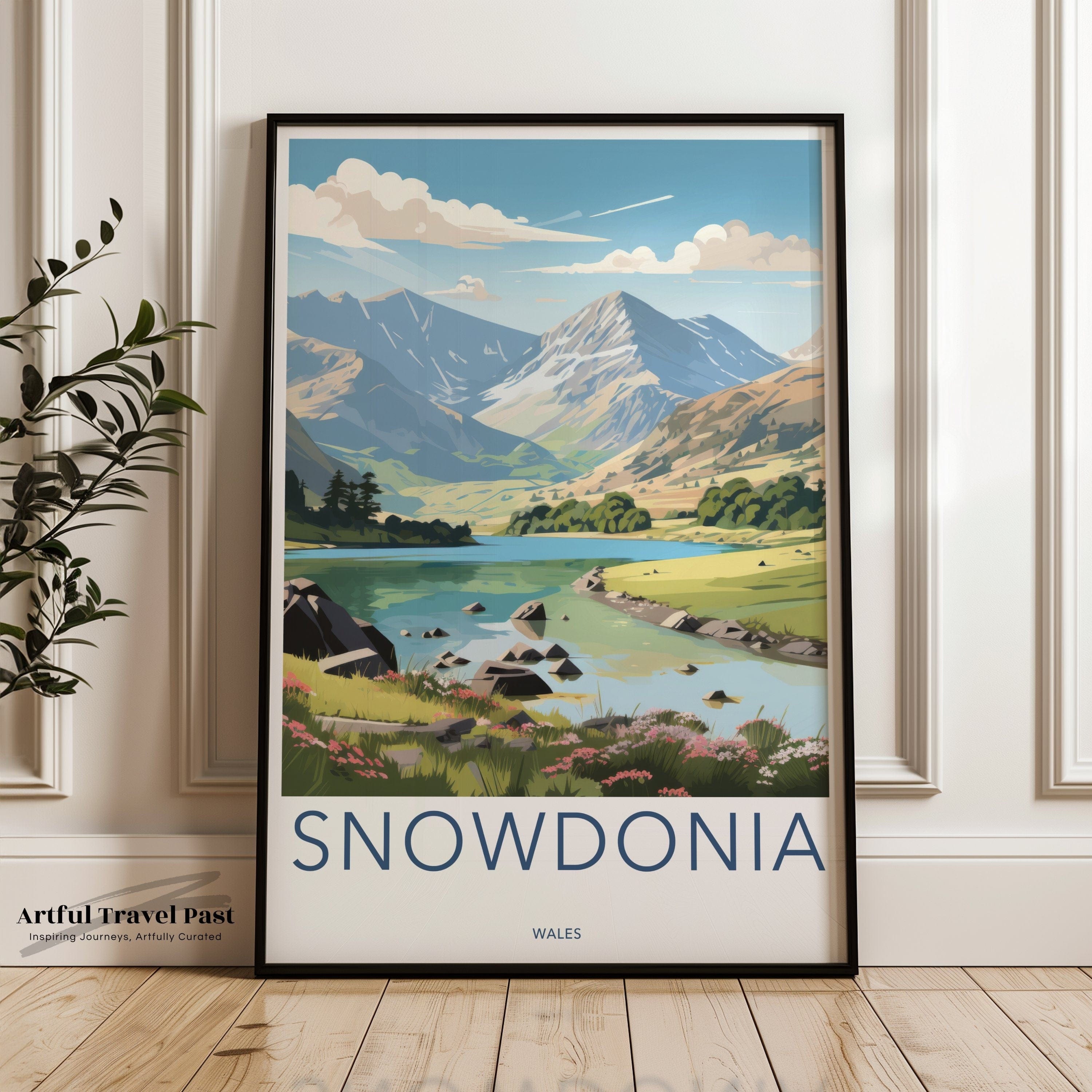 Snowdonia Poster - Wales Wall Art