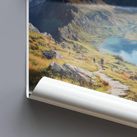 Snowdonia Poster - Wales Wall Art