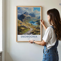 Snowdonia Poster - Wales Wall Art