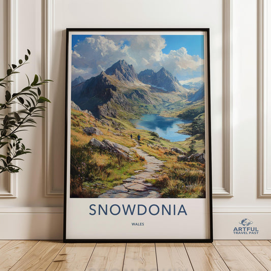 Snowdonia Poster - Wales Wall Art