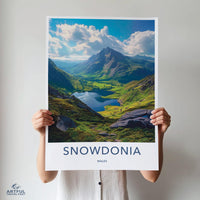 Snowdonia Poster - Wales Wall Art