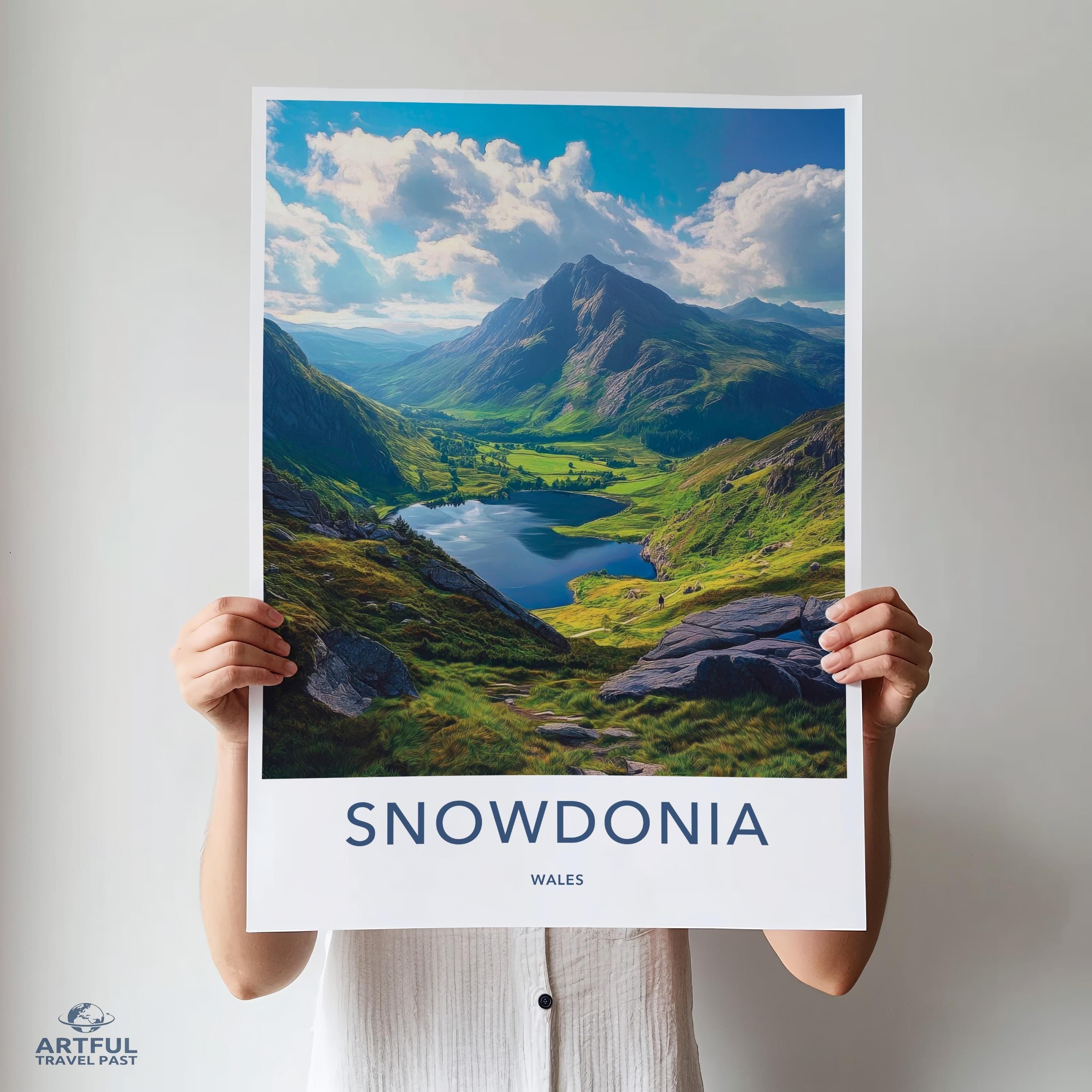 Snowdonia Poster - Wales Wall Art