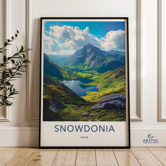 Snowdonia Poster - Wales Wall Art