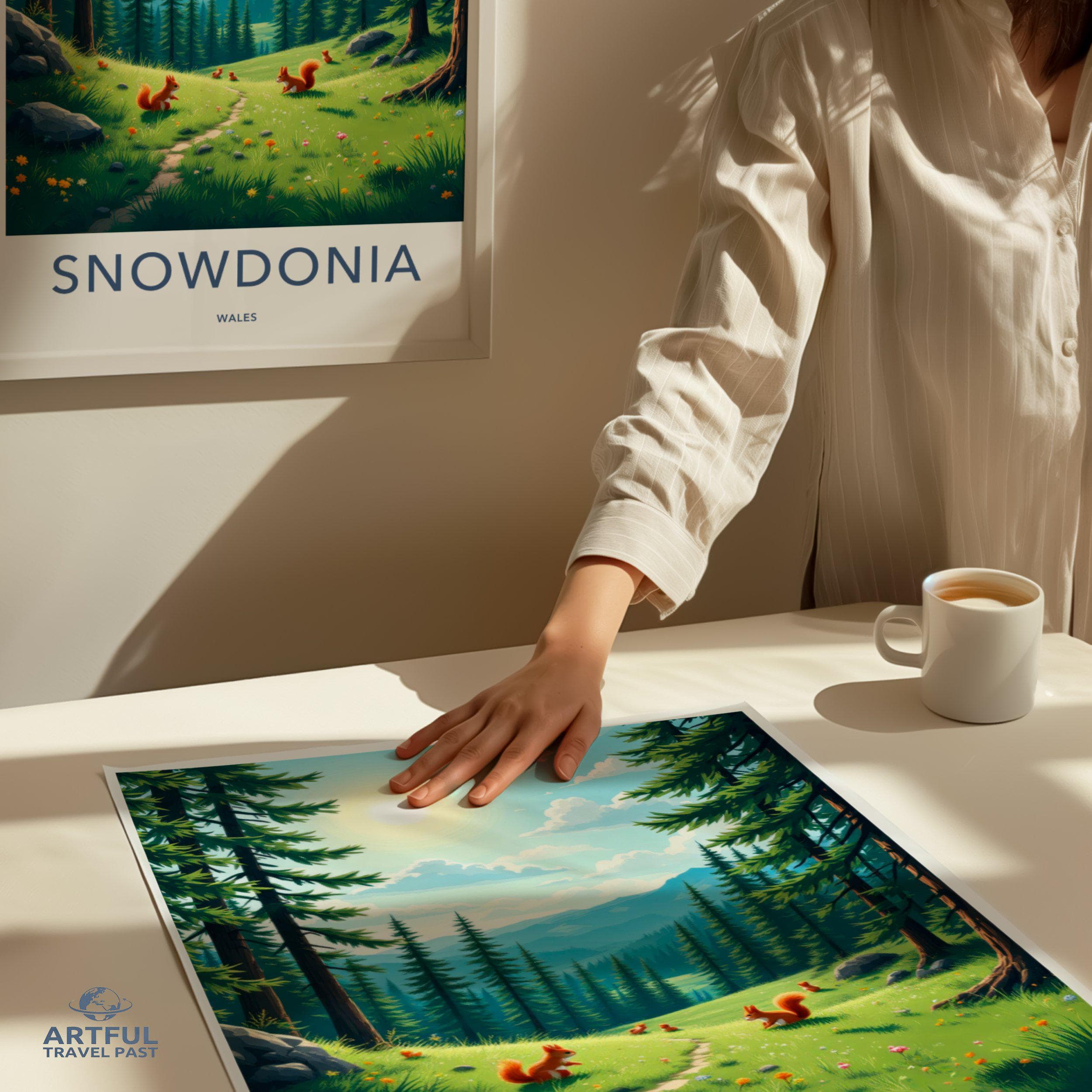 Snowdonia Poster - Wales Wall Art