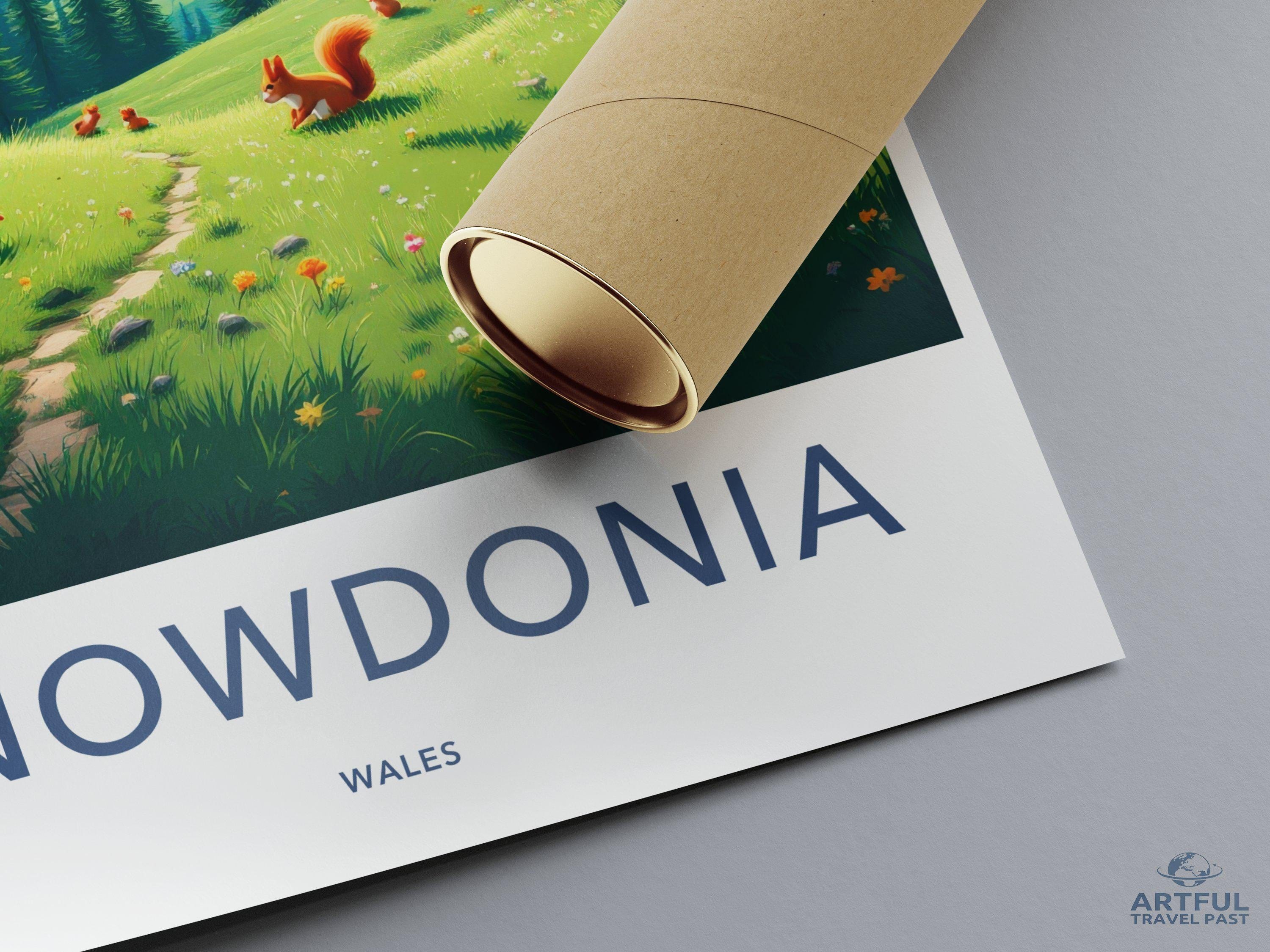 Snowdonia Poster - Wales Wall Art