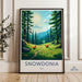 Snowdonia Poster - Wales Wall Art