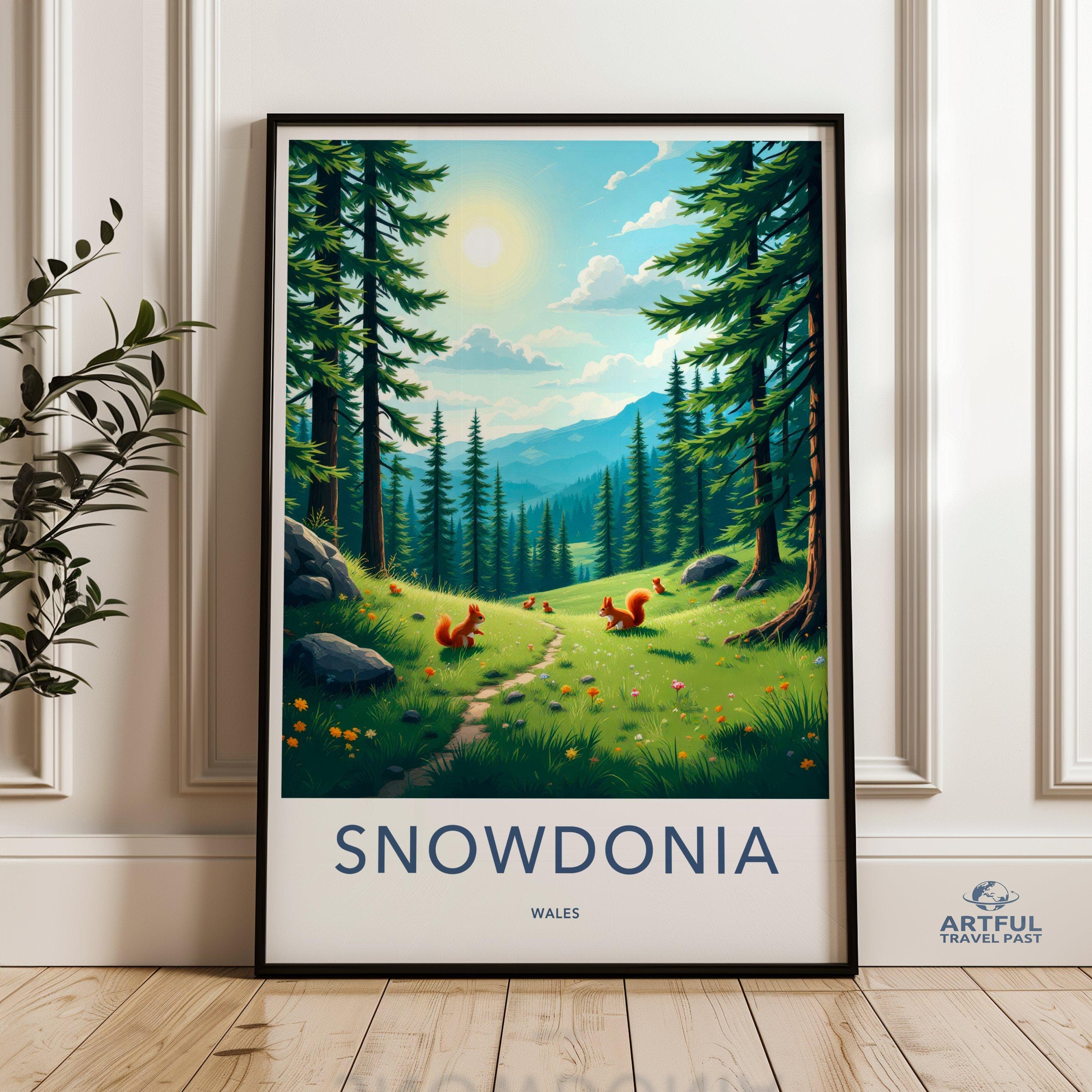 Snowdonia Poster - Wales Wall Art