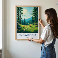 Snowdonia Poster - Wales Wall Art
