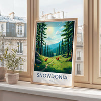 Snowdonia Poster - Wales Wall Art