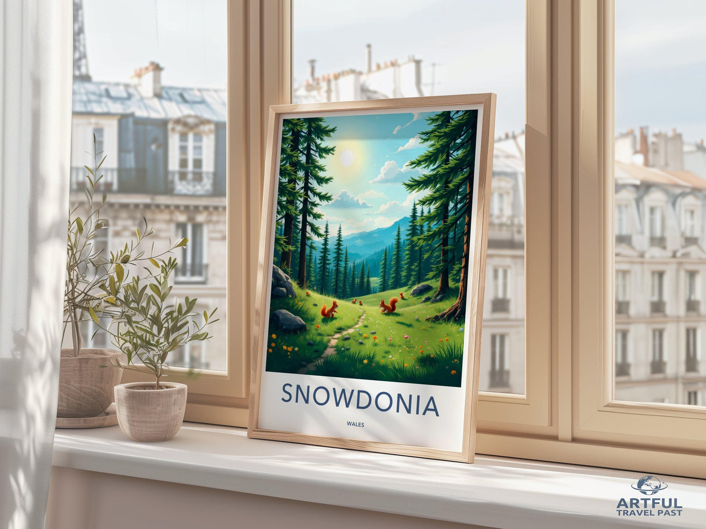 Snowdonia Poster - Wales Wall Art