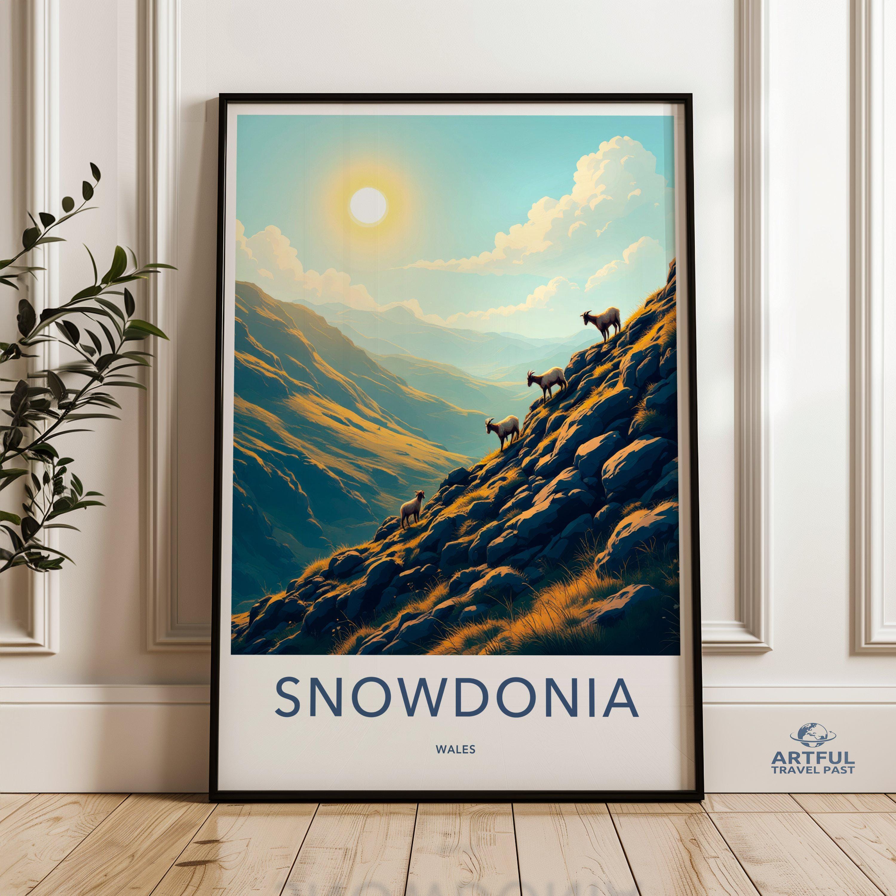 Snowdonia Poster - Wales Wall Art