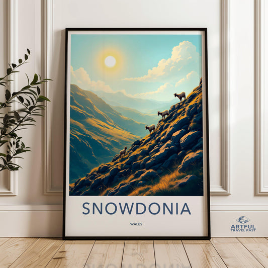 Snowdonia Poster - Wales Wall Art