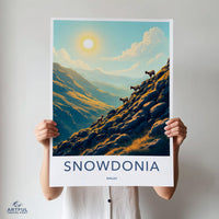 Snowdonia Poster - Wales Wall Art
