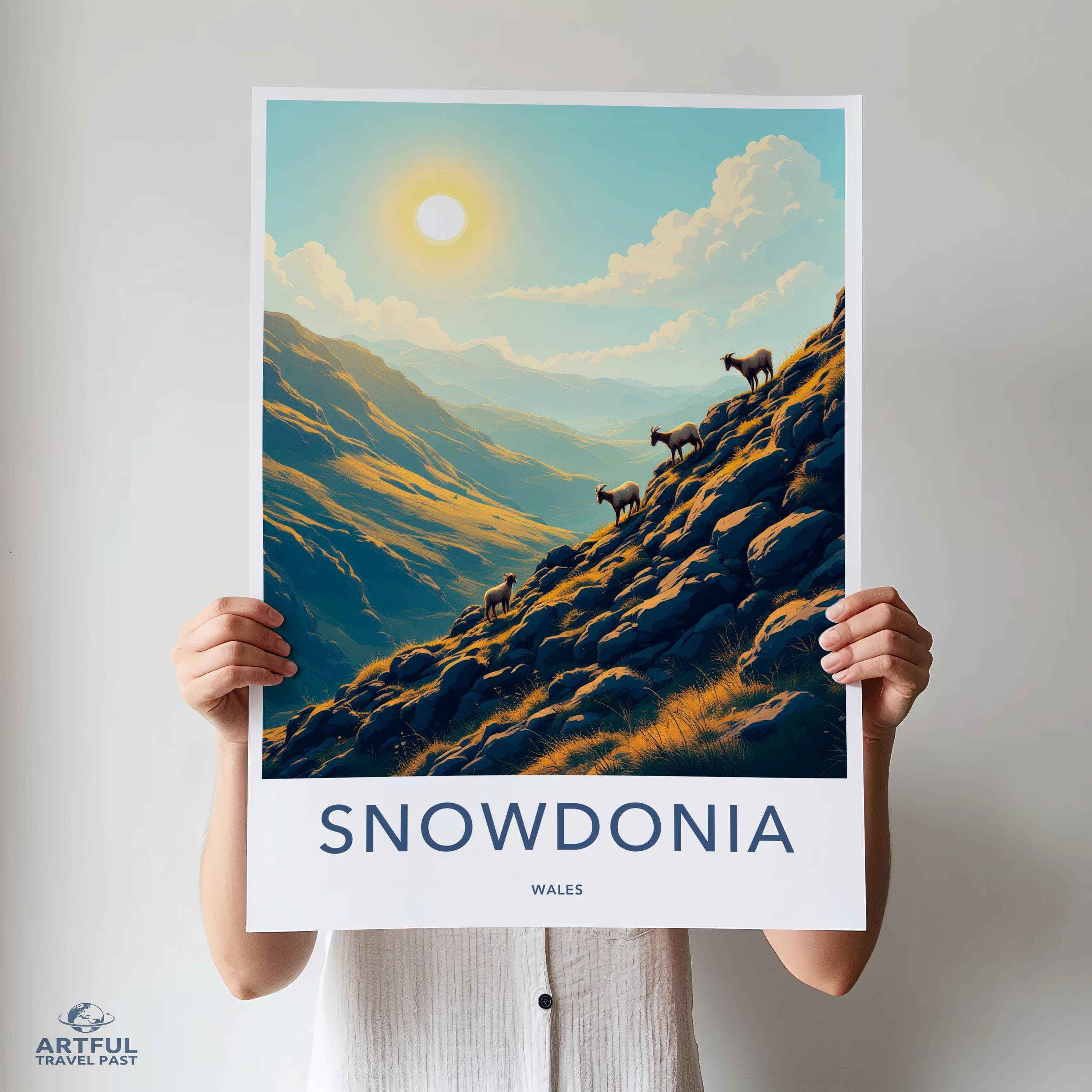 Snowdonia Poster - Wales Wall Art