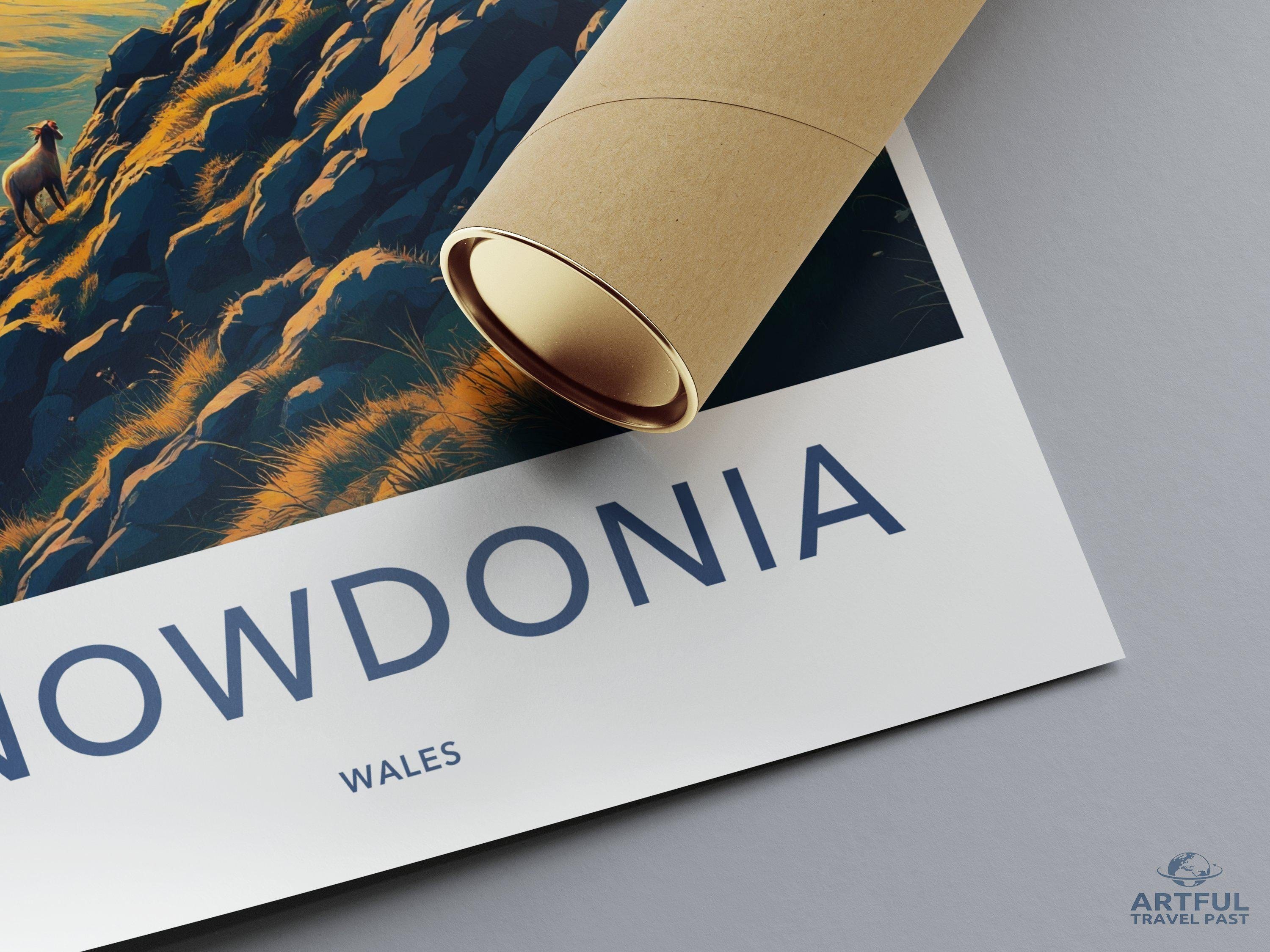 Snowdonia Poster - Wales Wall Art