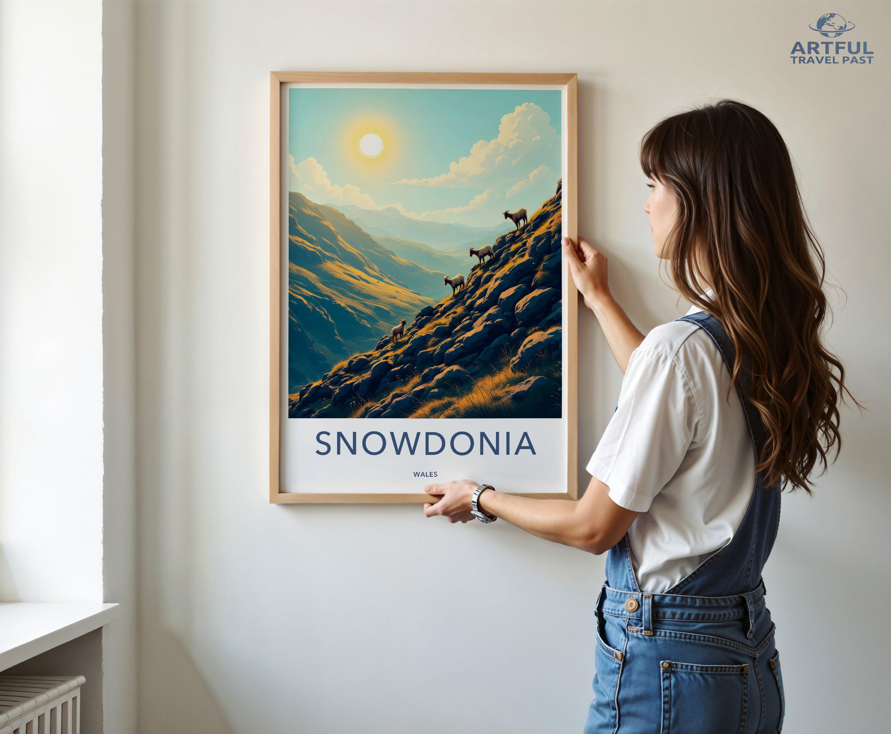 Snowdonia Poster - Wales Wall Art
