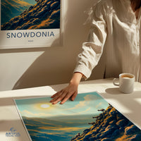 Snowdonia Poster - Wales Wall Art