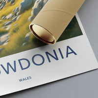 Snowdonia Poster - Wales Wall Art