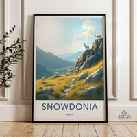 Snowdonia Poster - Wales Wall Art