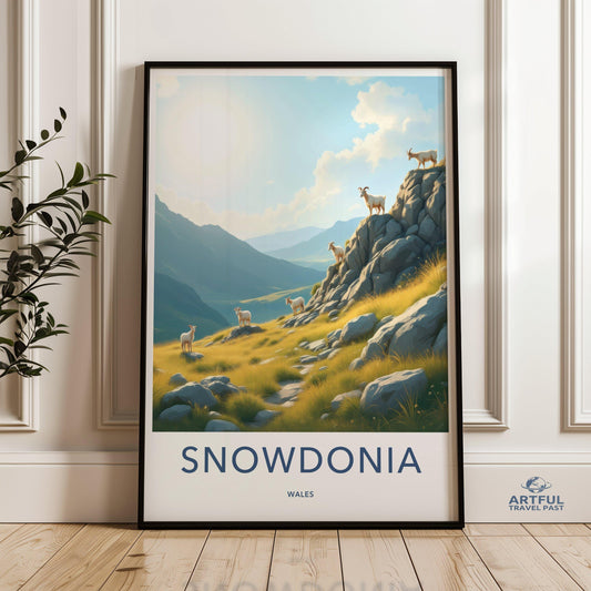 Snowdonia Poster - Wales Wall Art