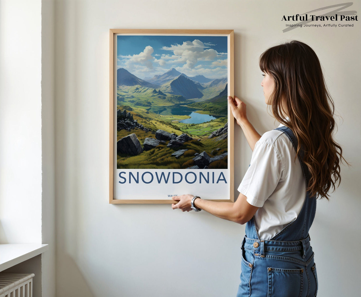Snowdonia Poster | Wales Wall Art | UK Decor