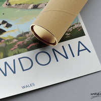Snowdonia Poster | Wales Wall Art | UK Decor