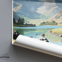 Snowdonia Poster | Wales Wall Art | UK Decor