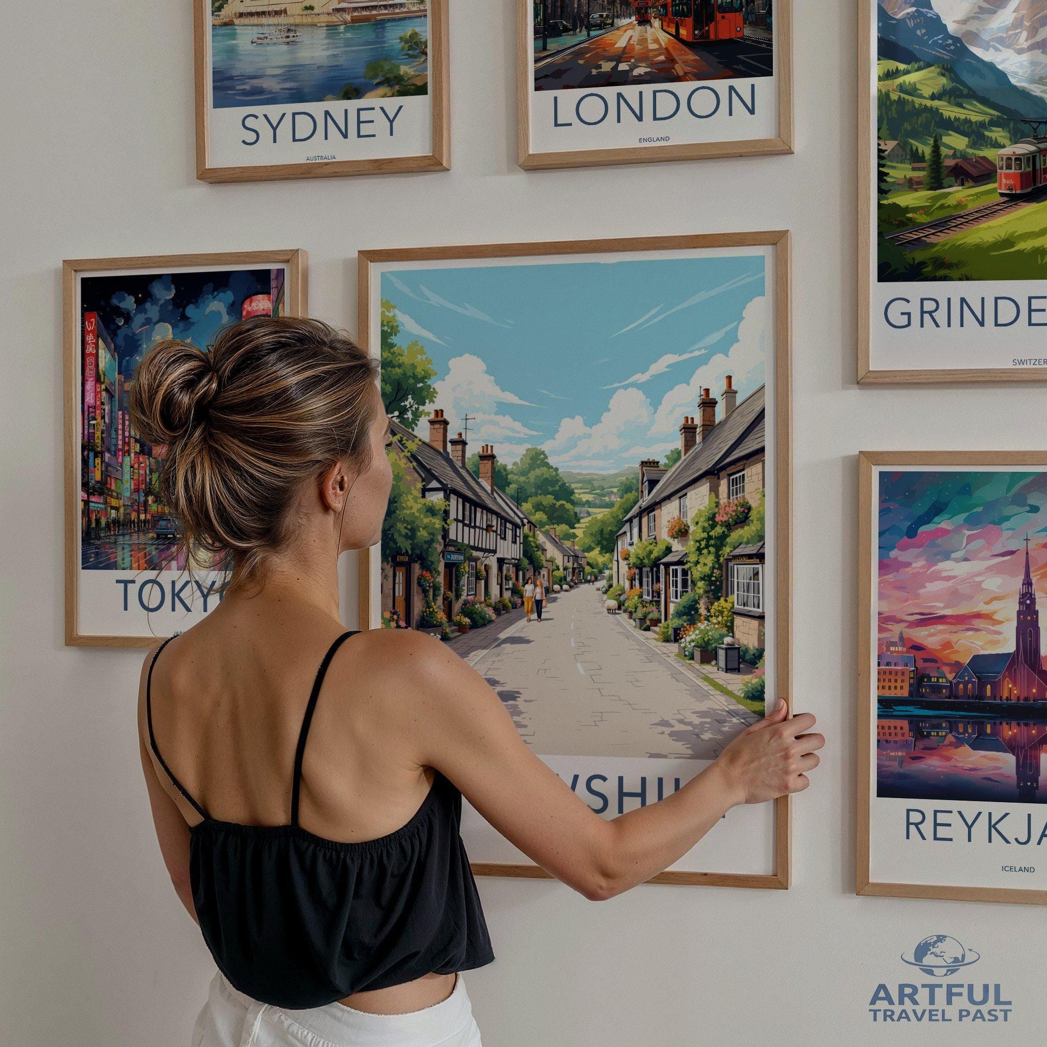 Snowshill Poster | England Wall Art | UK Decor