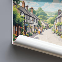 Snowshill Poster | England Wall Art | UK Decor