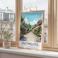 Snowshill Poster | England Wall Art | UK Decor
