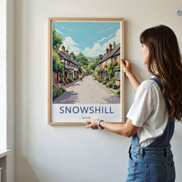 Snowshill Poster | England Wall Art | UK Decor