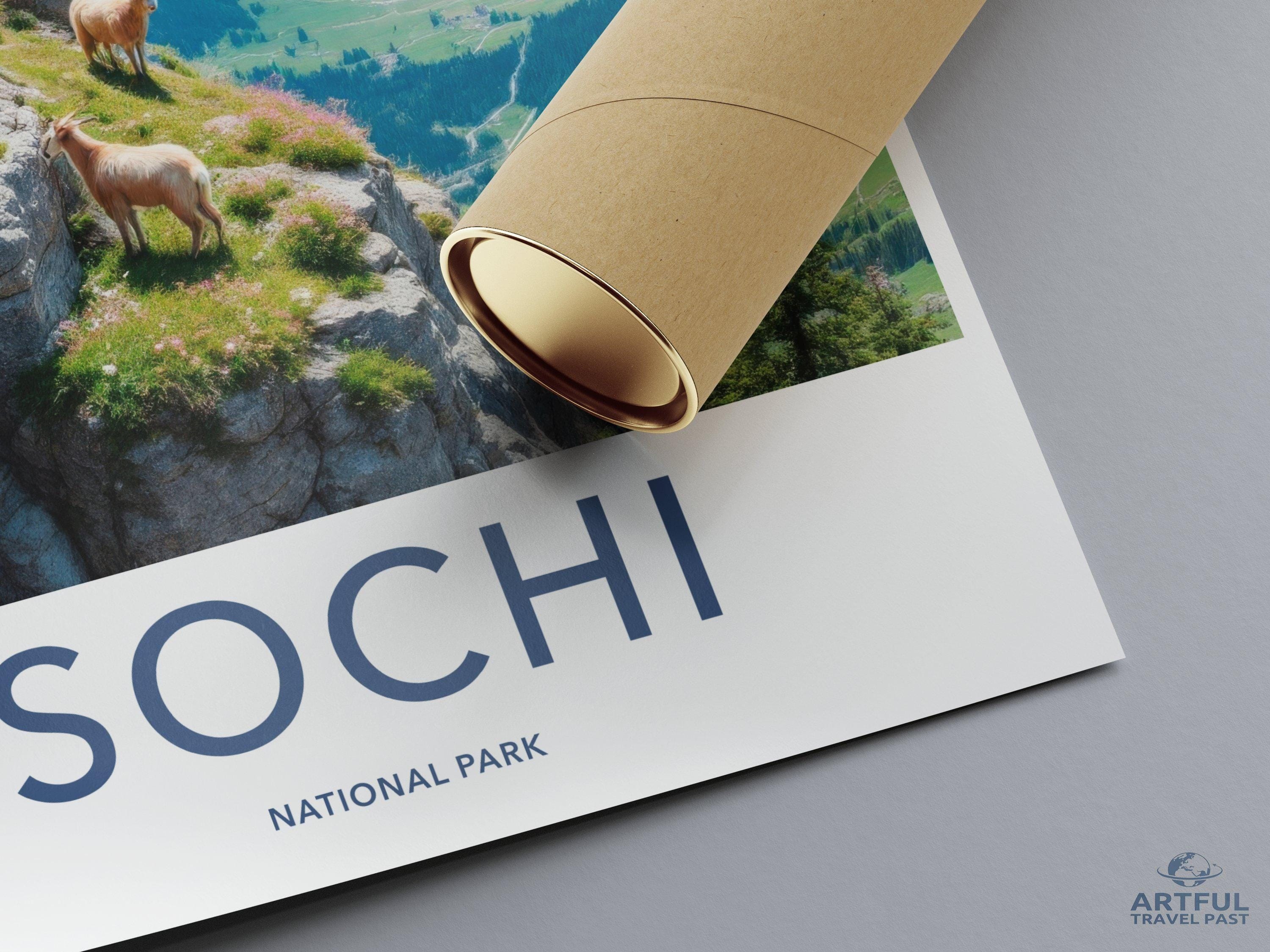 Sochi National Park Poster | Russia Wall Art