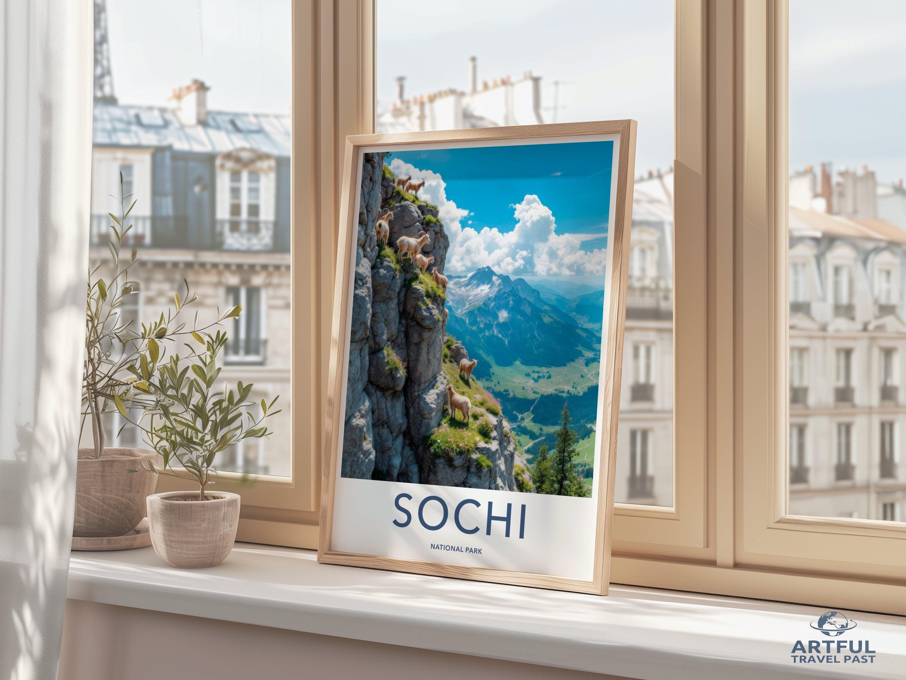 Sochi National Park Poster | Russia Wall Art