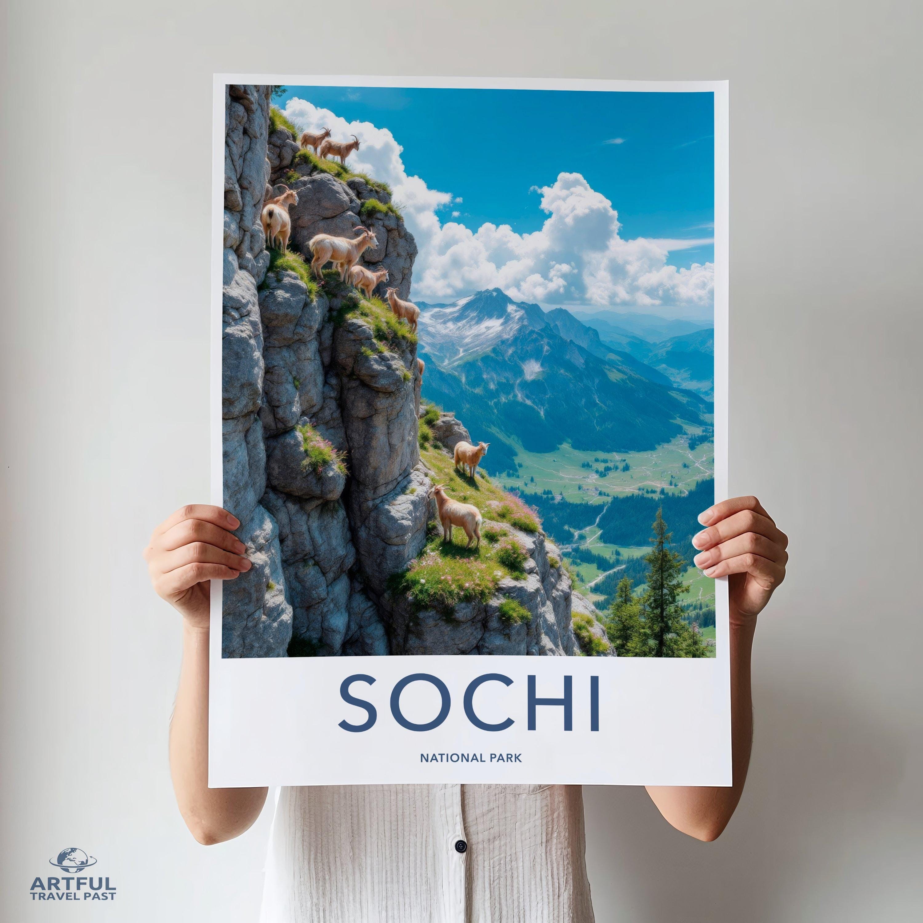 Sochi National Park Poster | Russia Wall Art