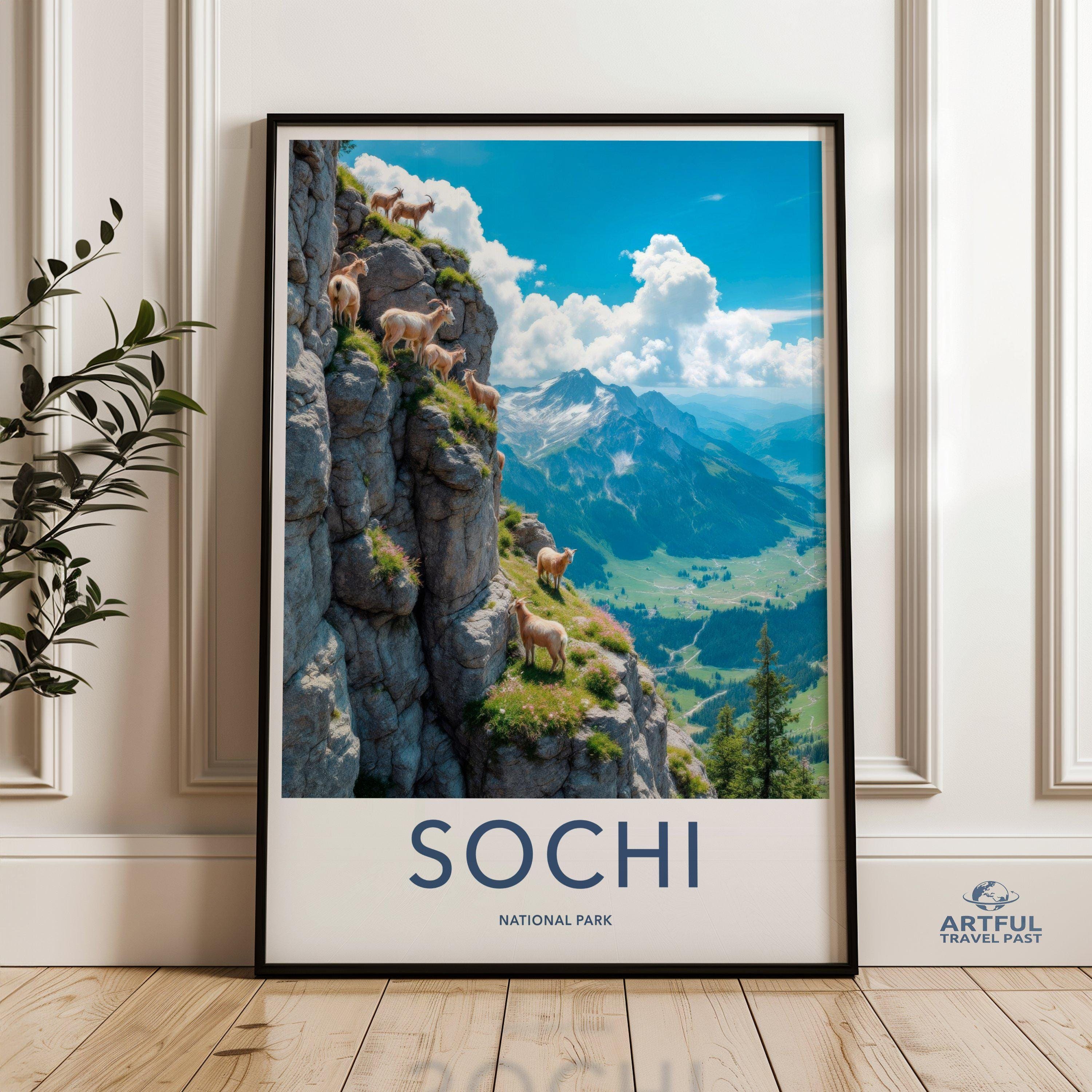 Sochi National Park Poster | Russia Wall Art