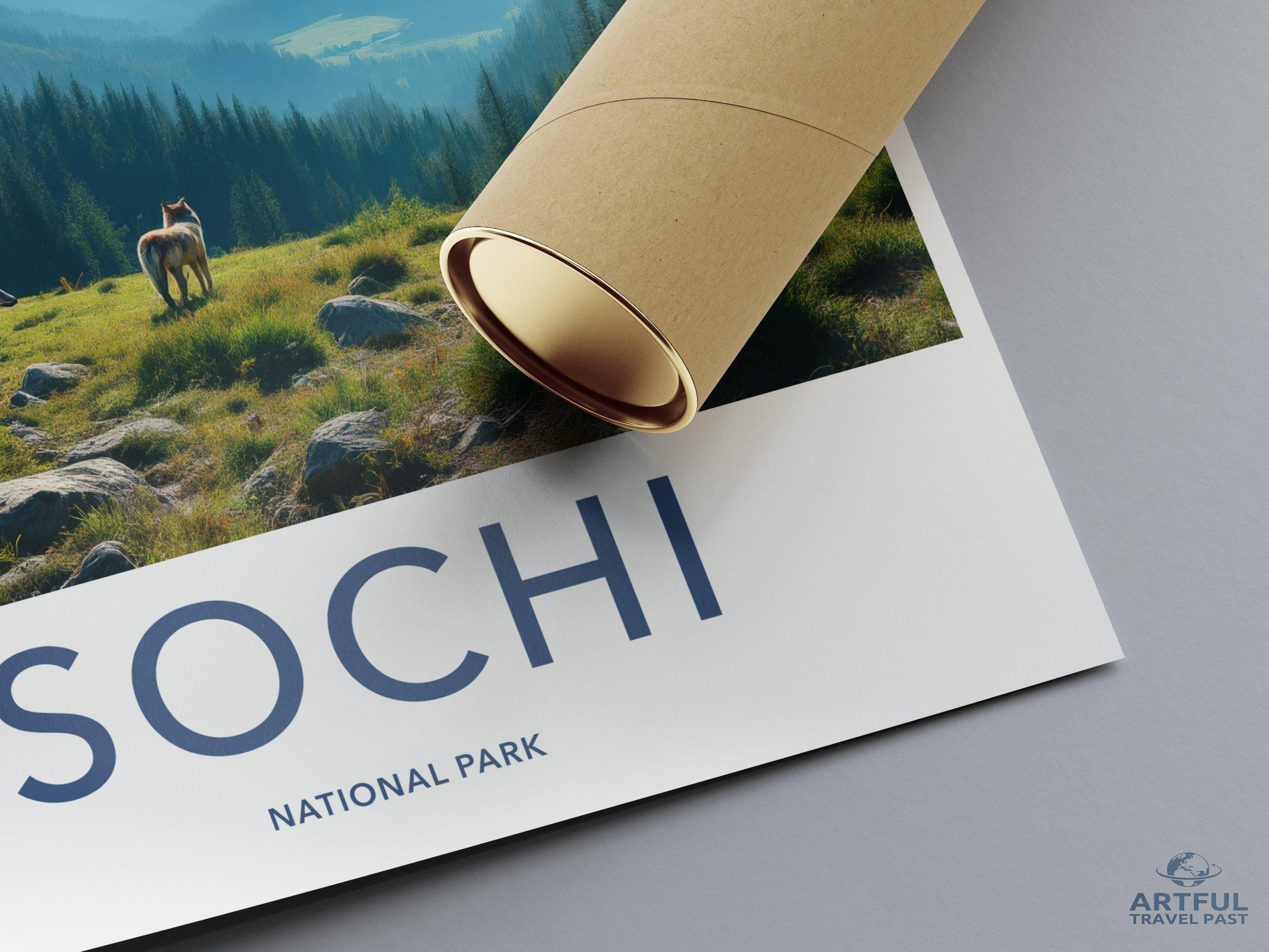 Sochi National Park Poster | Russia Wall Art