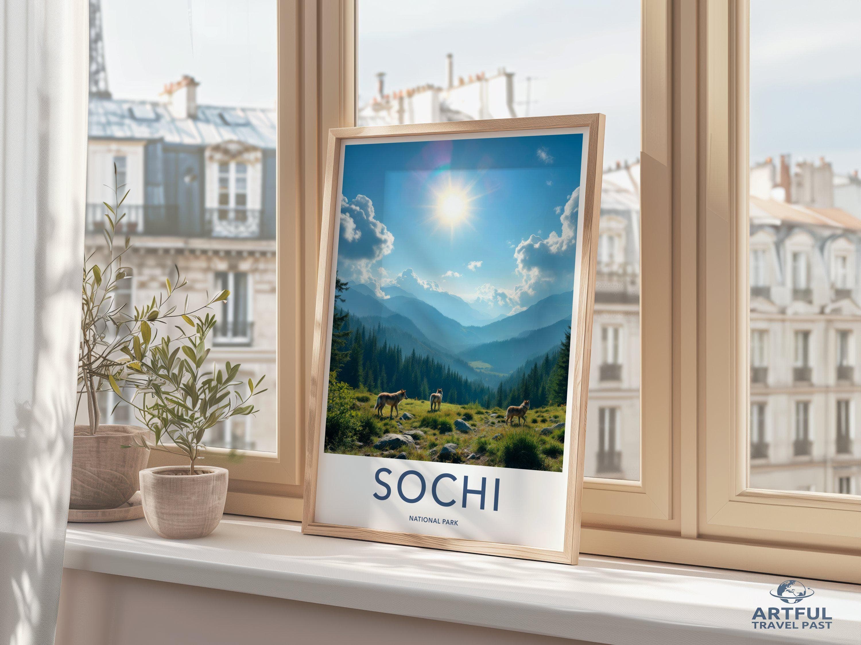 Sochi National Park Poster | Russia Wall Art