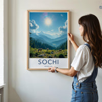 Sochi National Park Poster - Russia Wall Art