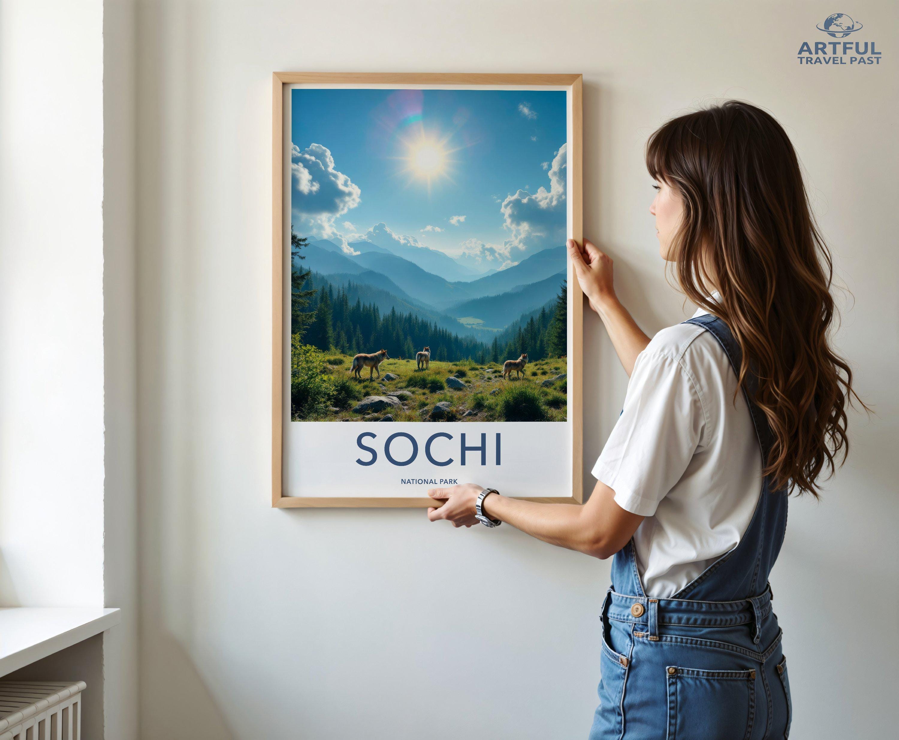 Sochi National Park Poster | Russia Wall Art