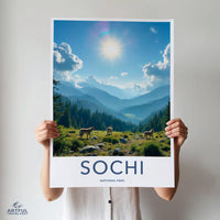 Sochi National Park Poster - Russia Wall Art